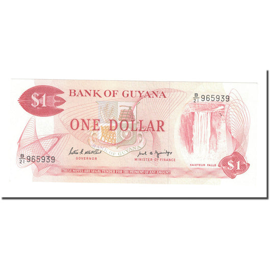 bancnota, 
  
  Guyana, 
  
  1 dolar