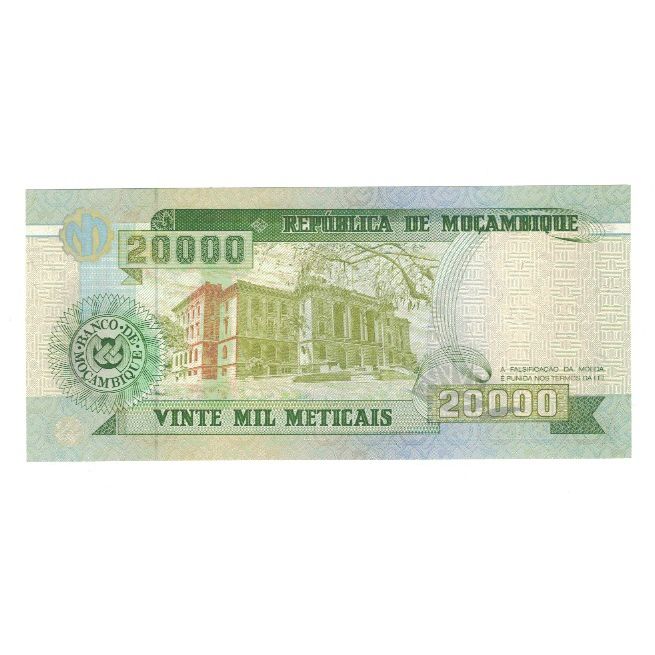 bancnota, 
  
  Mozambic, 
  
  20