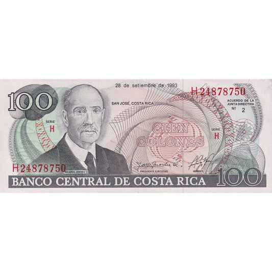 Costa Rica, 
  
  100 de coloane, 
  
  1993