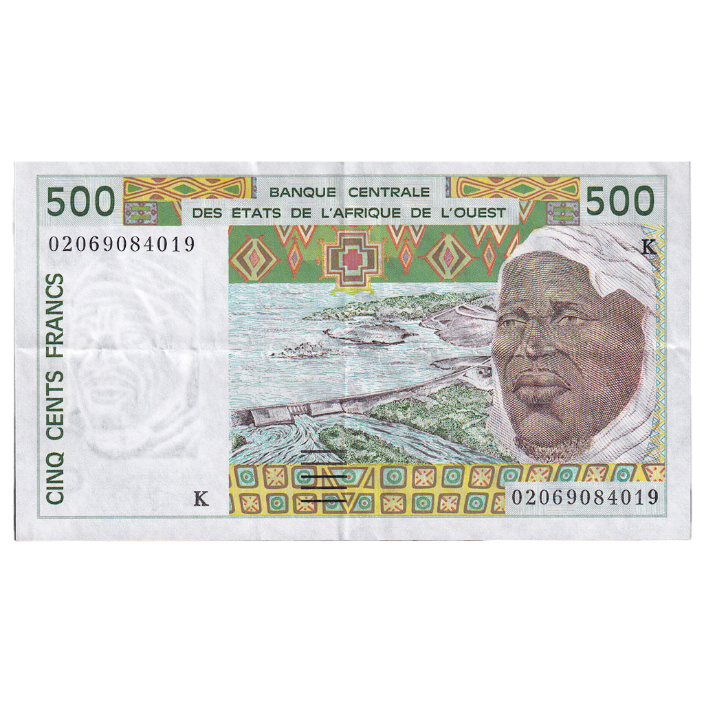 Statele Africii de Vest, 
  
  500 de franci, 
  
  2002