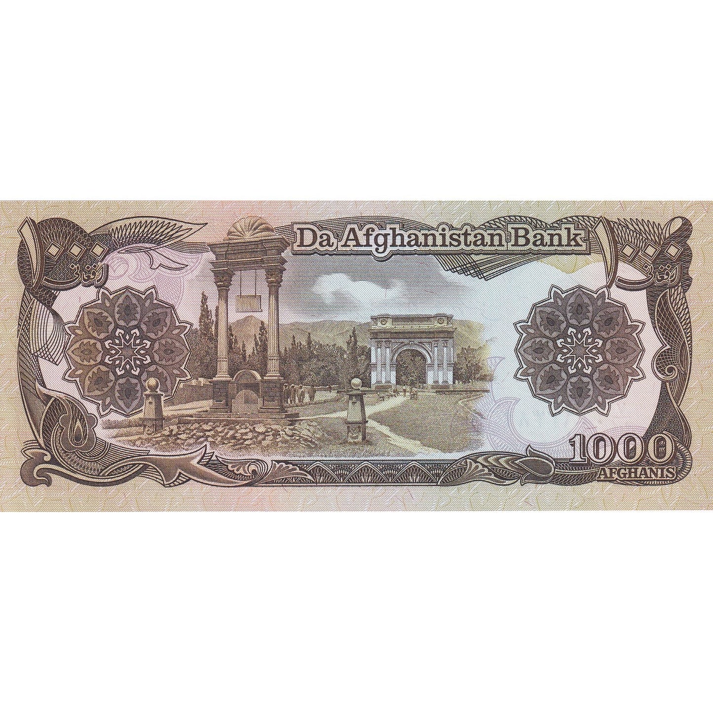 Afganistan, 
  
  1000 de afgani, 
  
  SH1370 (1991)