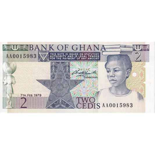 Ghana, 
  
  2 Cedi, 
  
  1979