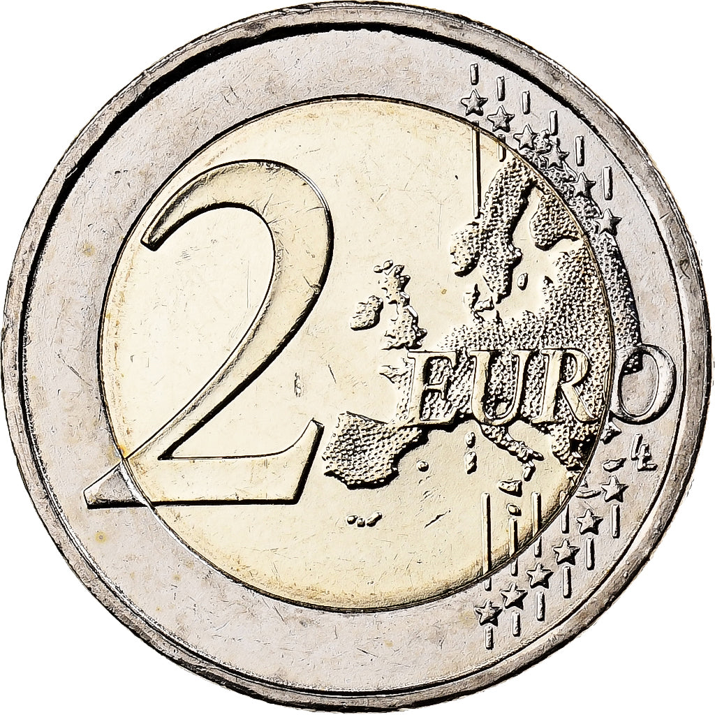 Grecia, 
  
  2 euro, 
  
  Colorat