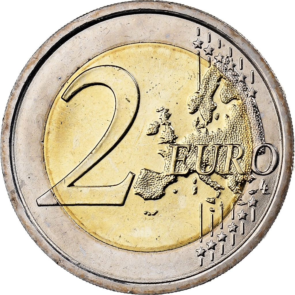 San Marino, 
  
  2 euro, 
  
  Colorat