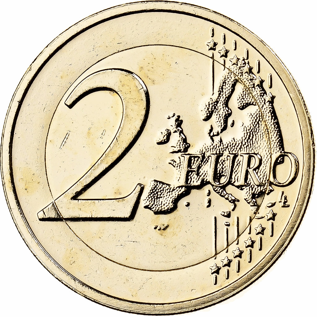 Letonia, 
  
  2 euro, 
  
  Monede fantezie .Dorée