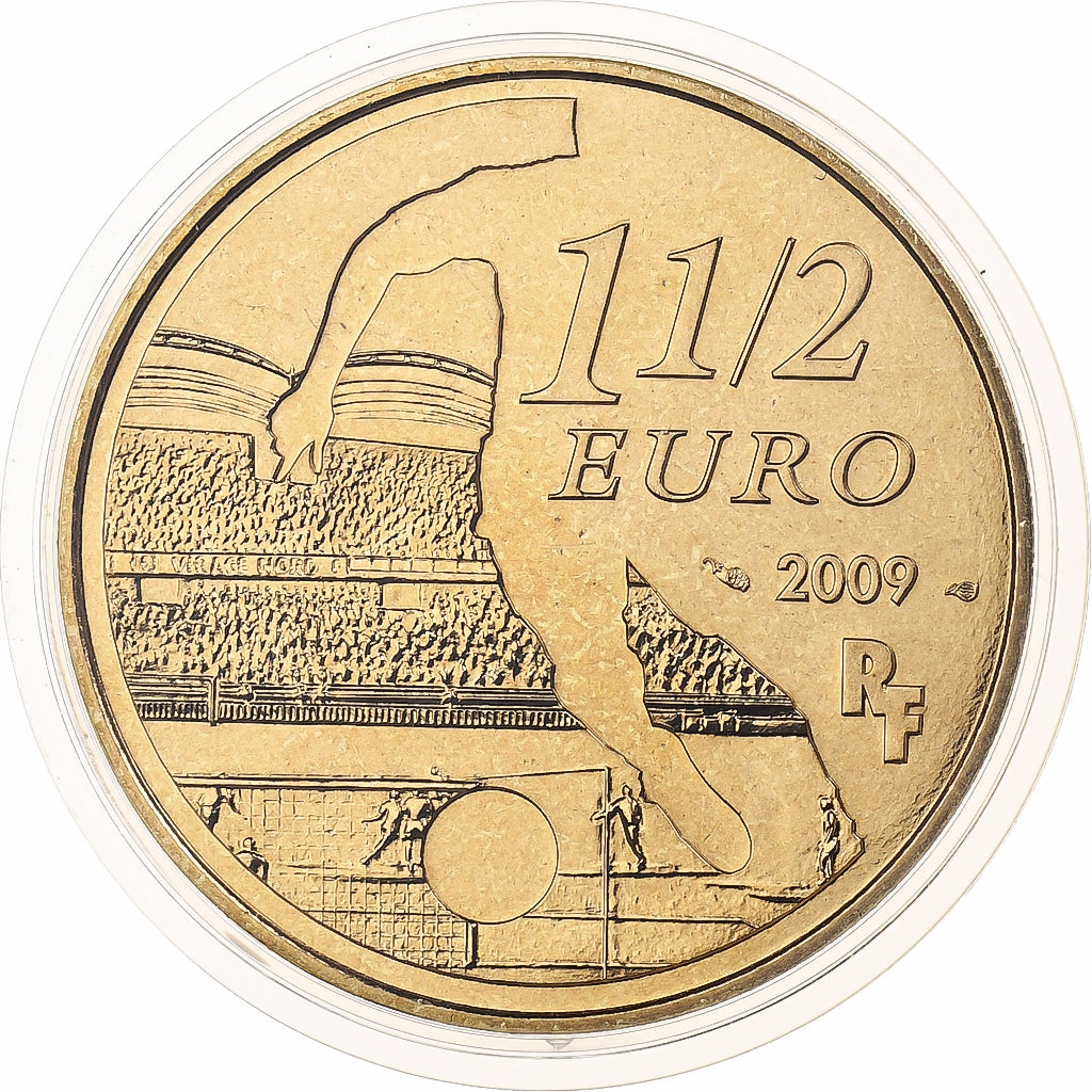 Franţa, 
  
  1-1/2 euro, 
  
  OLYMPIQUE LYONAIS