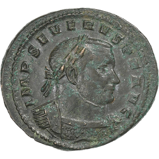 Severus al II-lea, 
  
  Follis, 
  
  305-307