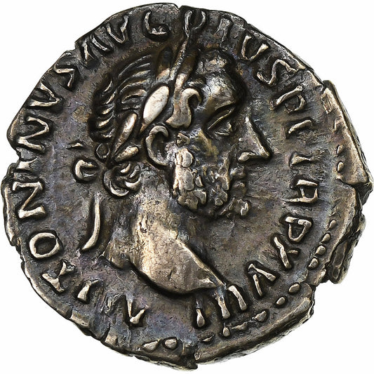 Antoninus Pius, 
  
  Denariu, 
  
  154-155