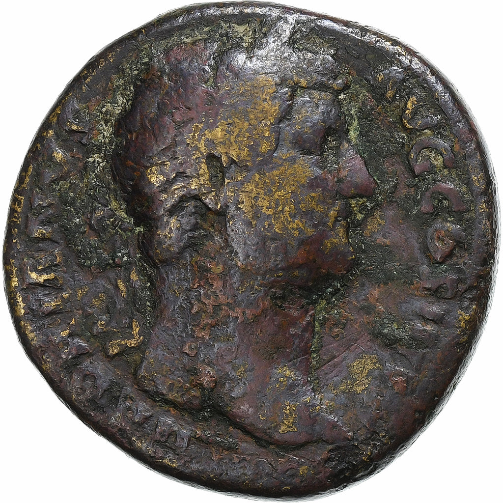 Hadrian, 
  
  Sestertius, 
  
  137-138