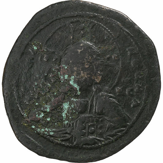 Vasile al II-lea și Constantin al VIII-lea, 
  
  Follis, 
  
  976-1025