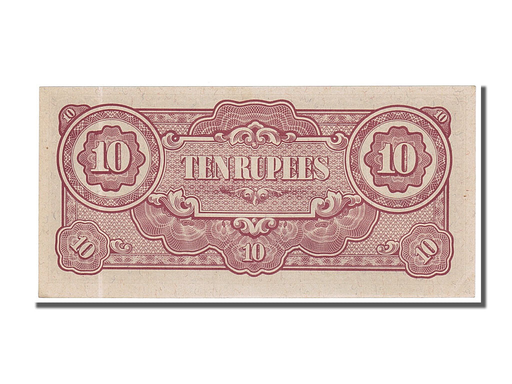 bancnota, 
  
  Birmania, 
  
  10 rupii