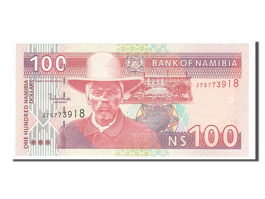 bancnota, 
  
  Namibia, 
  
  100 de dolari namibieni