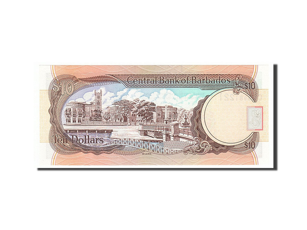 bancnota, 
  
  Barbados, 
  
  10 dolari