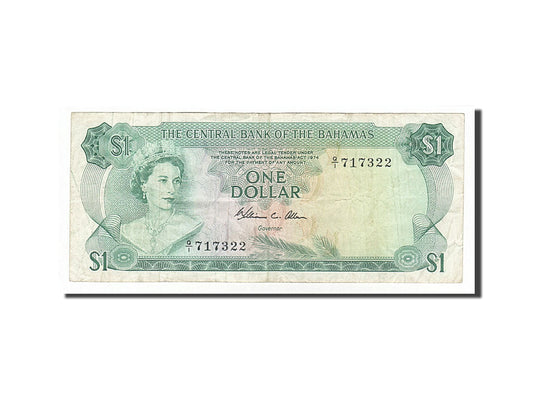 bancnota, 
  
  Bahamas, 
  
  1 dolar