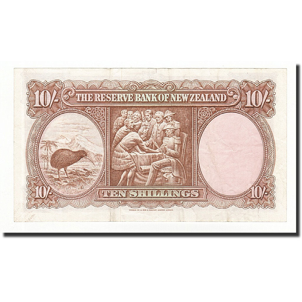 bancnota, 
  
  Noua Zeelandă, 
  
  10 șilingi