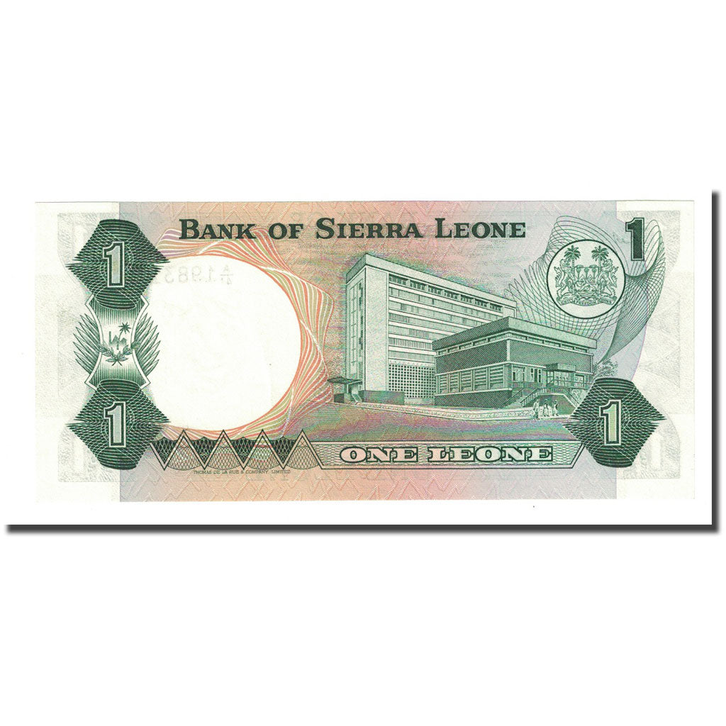 bancnota, 
  
  Sierra Leone, 
  
  1 Leone