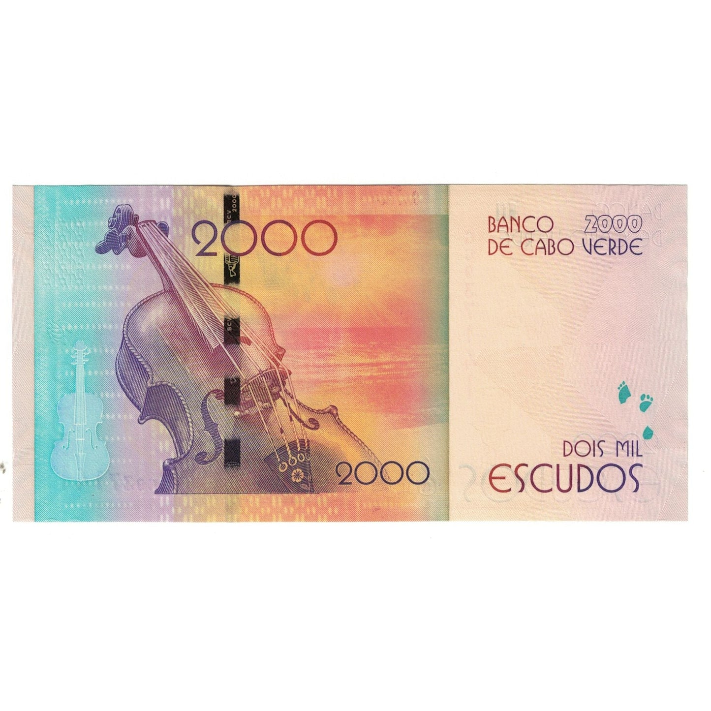 bancnota, 
  
  Capul Verde, 
  
  2000 de escudo