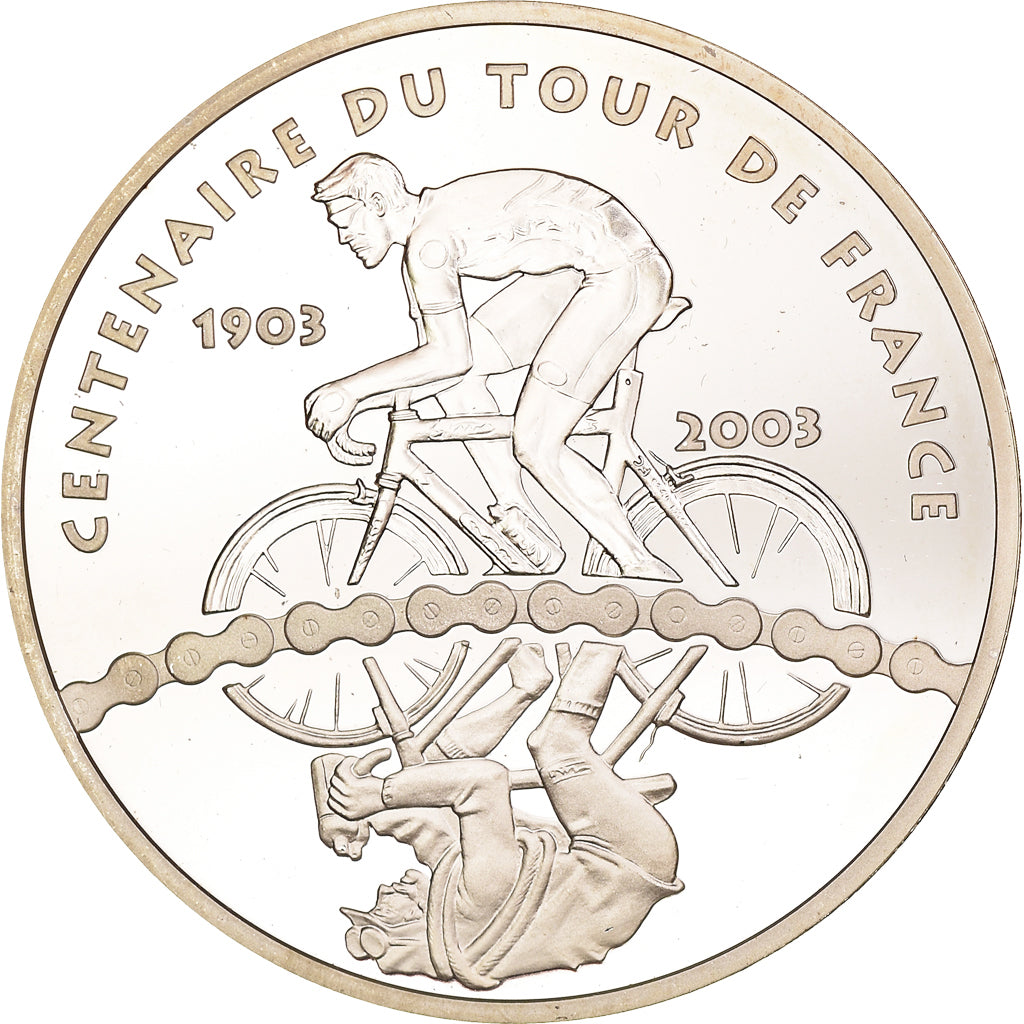 Franţa, 
  
  1-1/2 euro, 
  
  Turul Franței - 100 ans de Tour