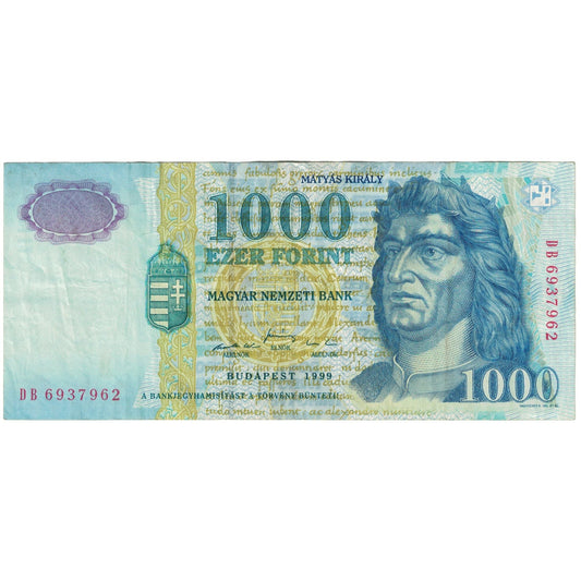 bancnota, 
  
  Ungaria, 
  
  1000 Forint