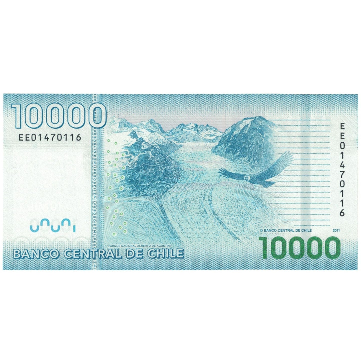 bancnota, 
  
  Chile, 
  
  10