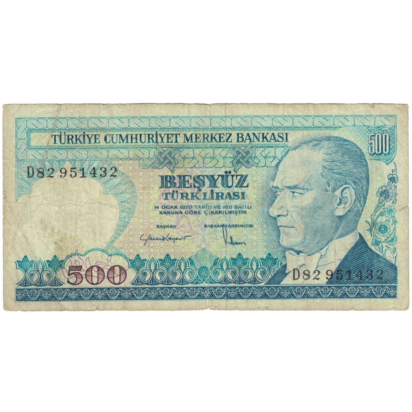 bancnota, 
  
  Curcan, 
  
  500 lire