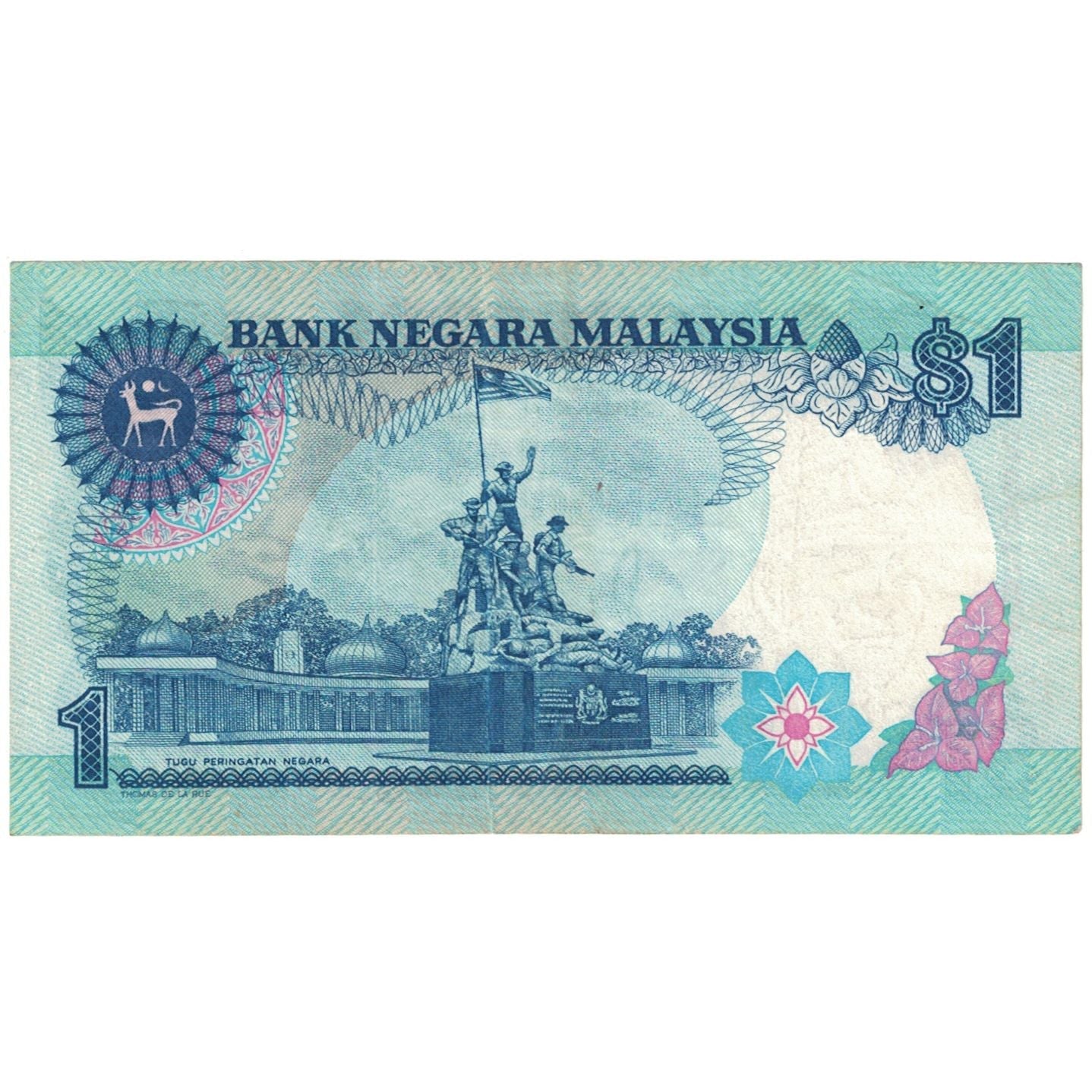 bancnota, 
  
  Malaezia, 
  
  1 Ringgit