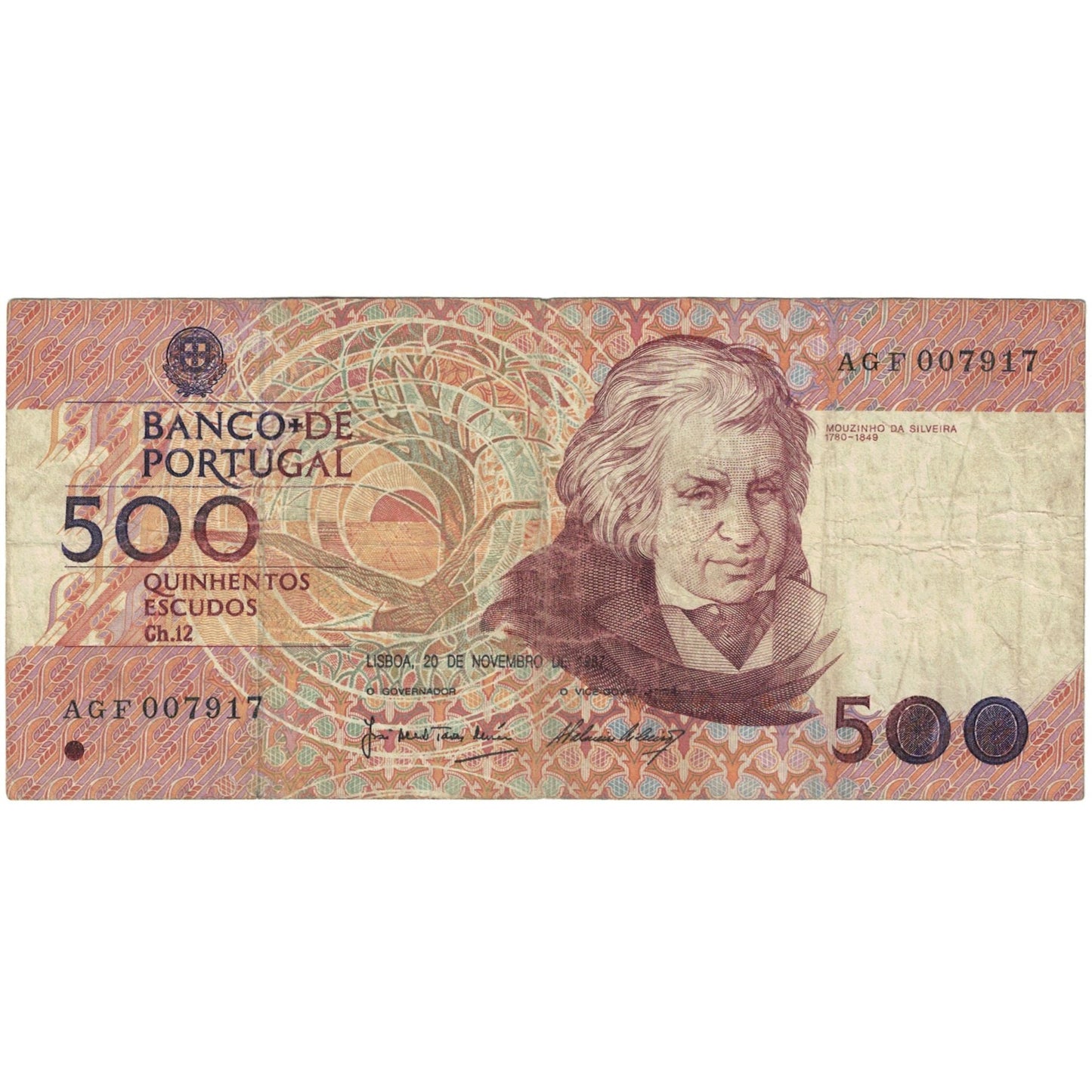 bancnota, 
  
  Portugalia, 
  
  500 de scudi