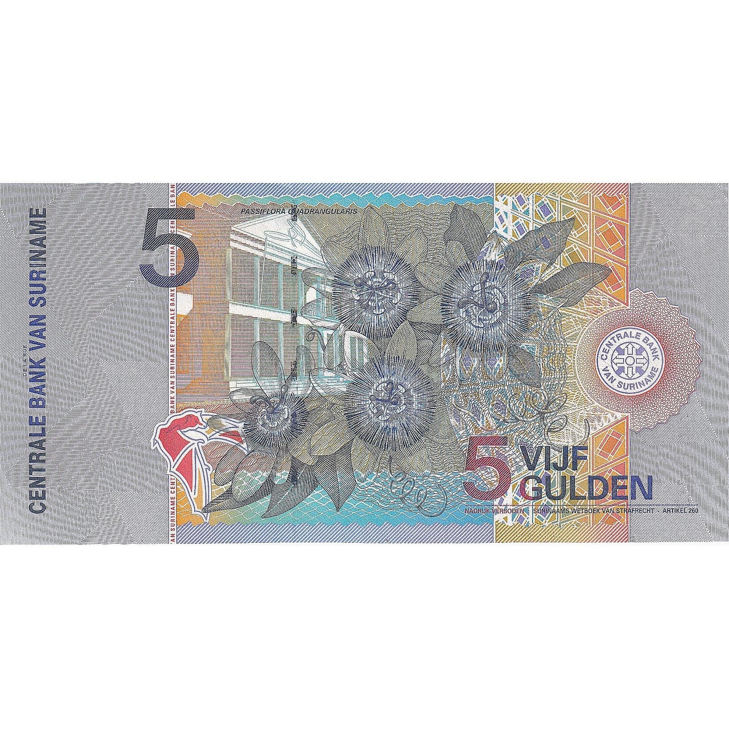 Surinam, 
  
  5 Gulden, 
  
  2000