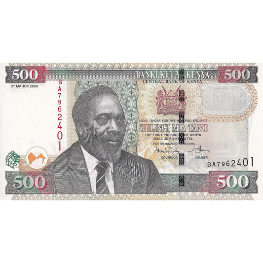 Kenya, 
  
  500 de șilingi, 
  
  2010