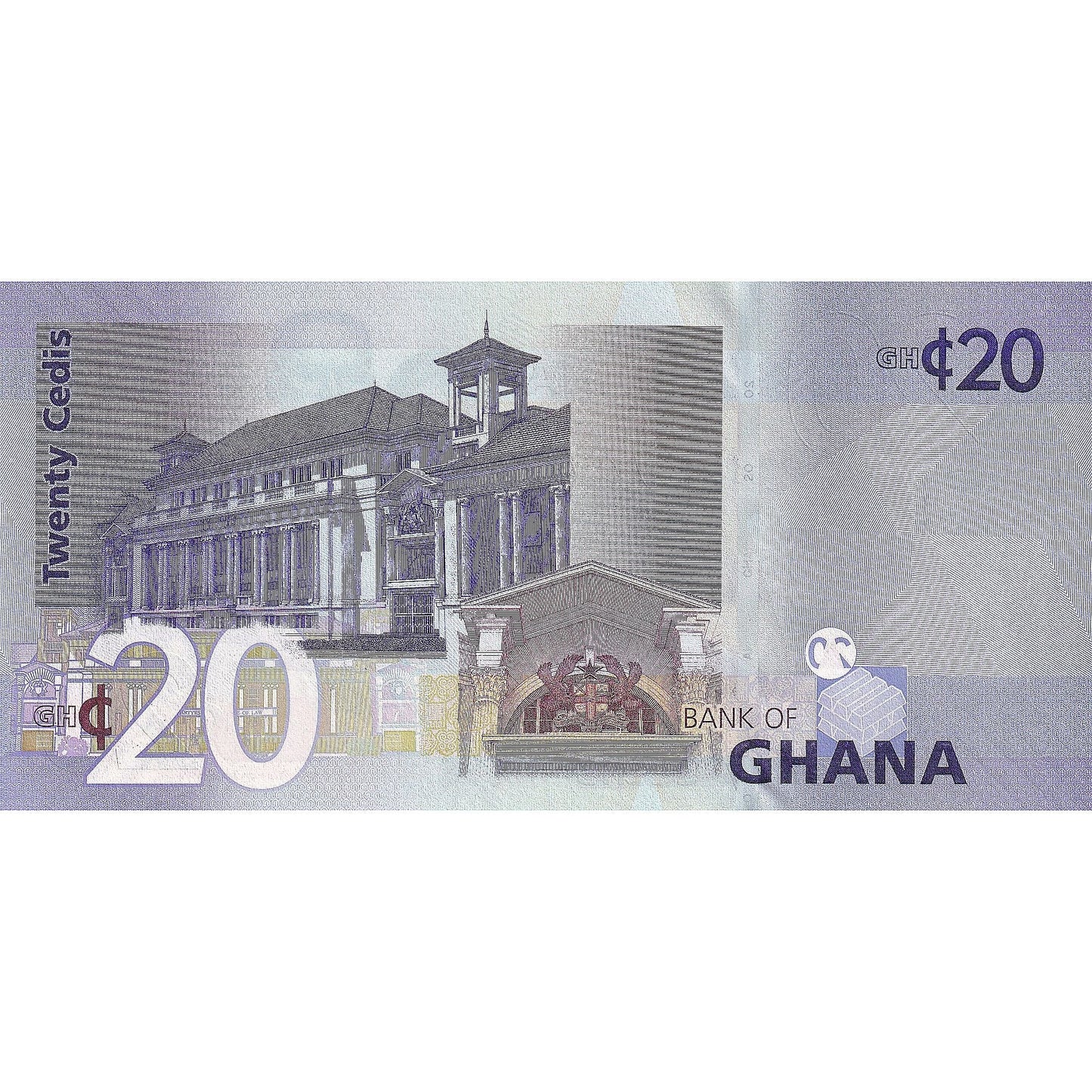 Ghana, 
  
  20 Cedi, 
  
  2007-07-01