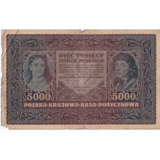 Polonia, 
  
  5000 Marek, 
  
  1920