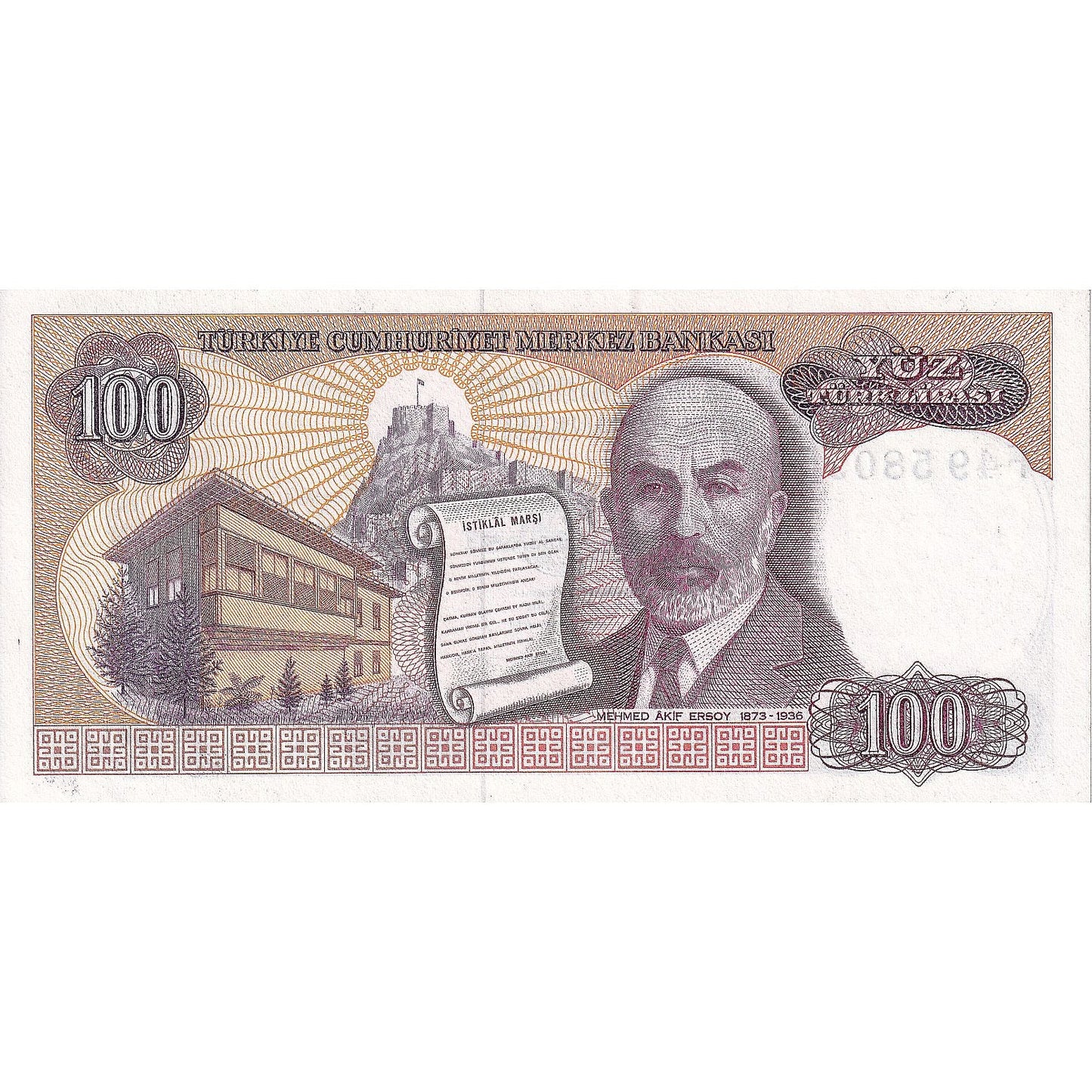 Curcan, 
  
  100 de lire, 
  
  1984