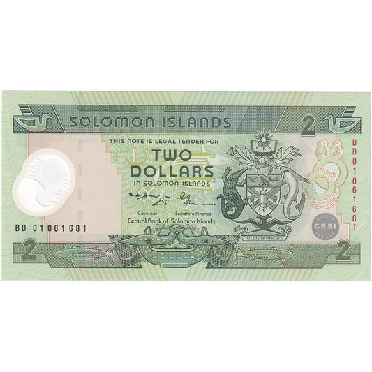 Insulele Solomon, 
  
  2 dolari, 
  
  KM:23