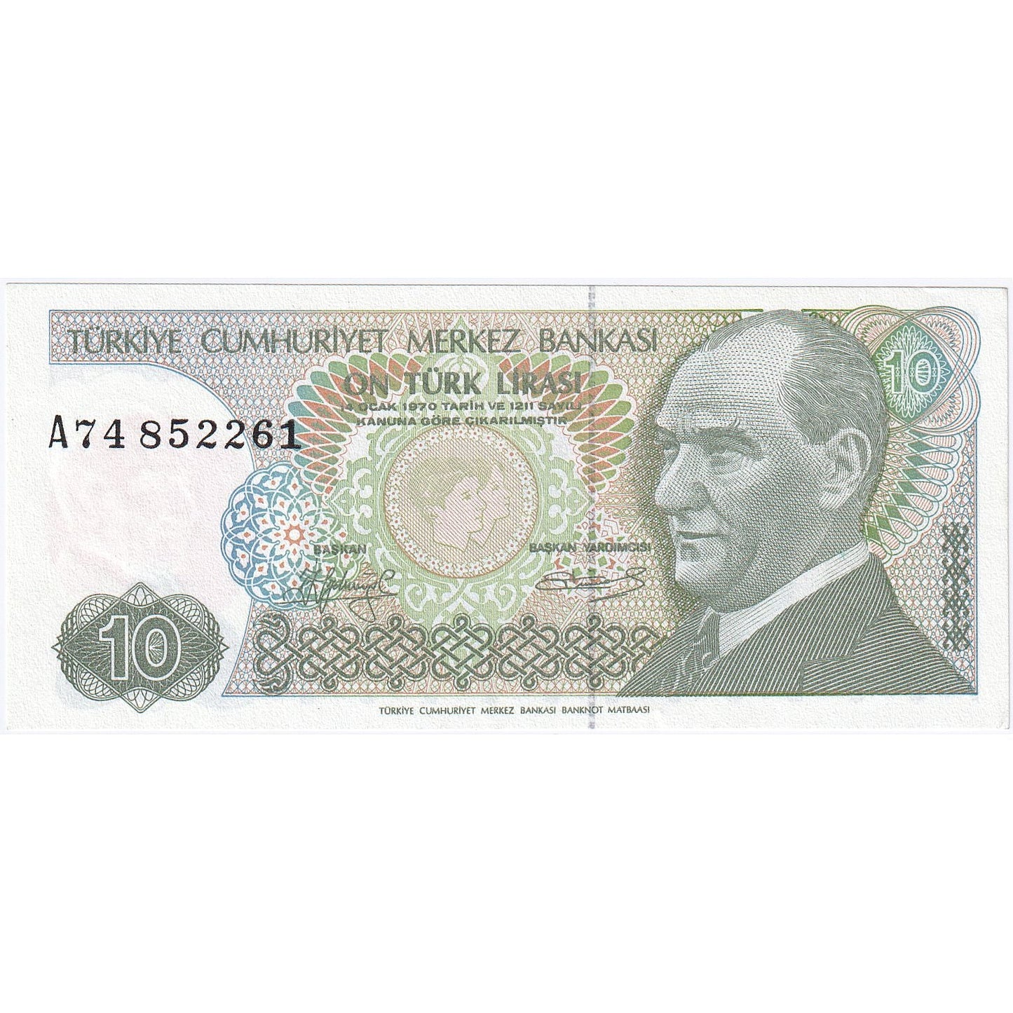 Curcan, 
  
  10 lire, 
  
  1970