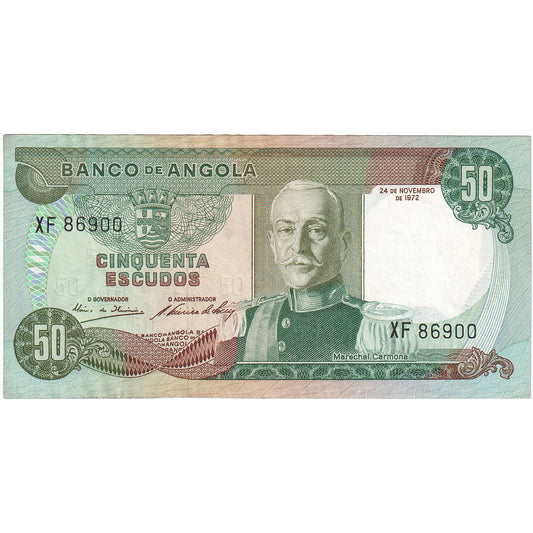 Angola, 
  
  50 de escudo, 
  
  1972-11-24