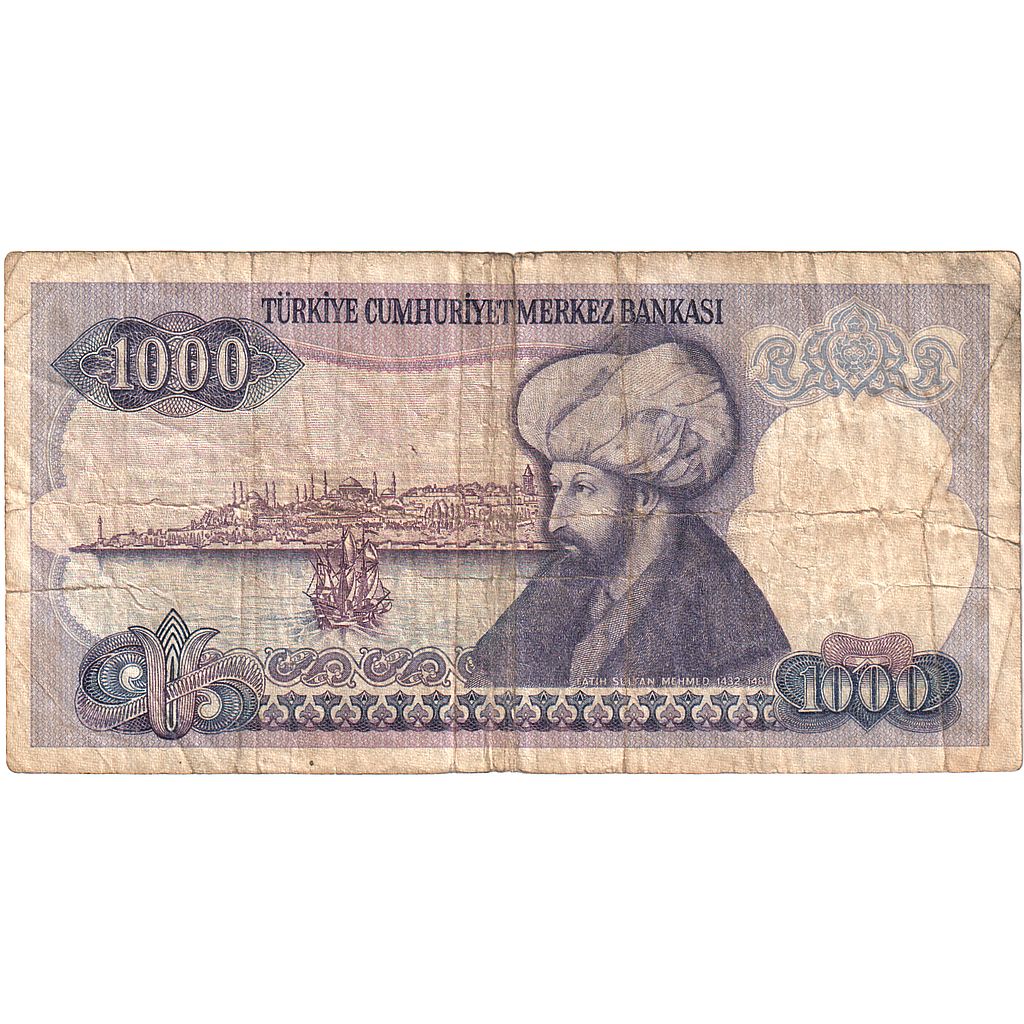 Curcan, 
  
  1000 de lire, 
  
  KM:196