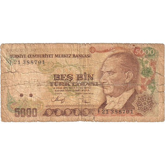 Curcan, 
  
  5000 de lire, 
  
  1970