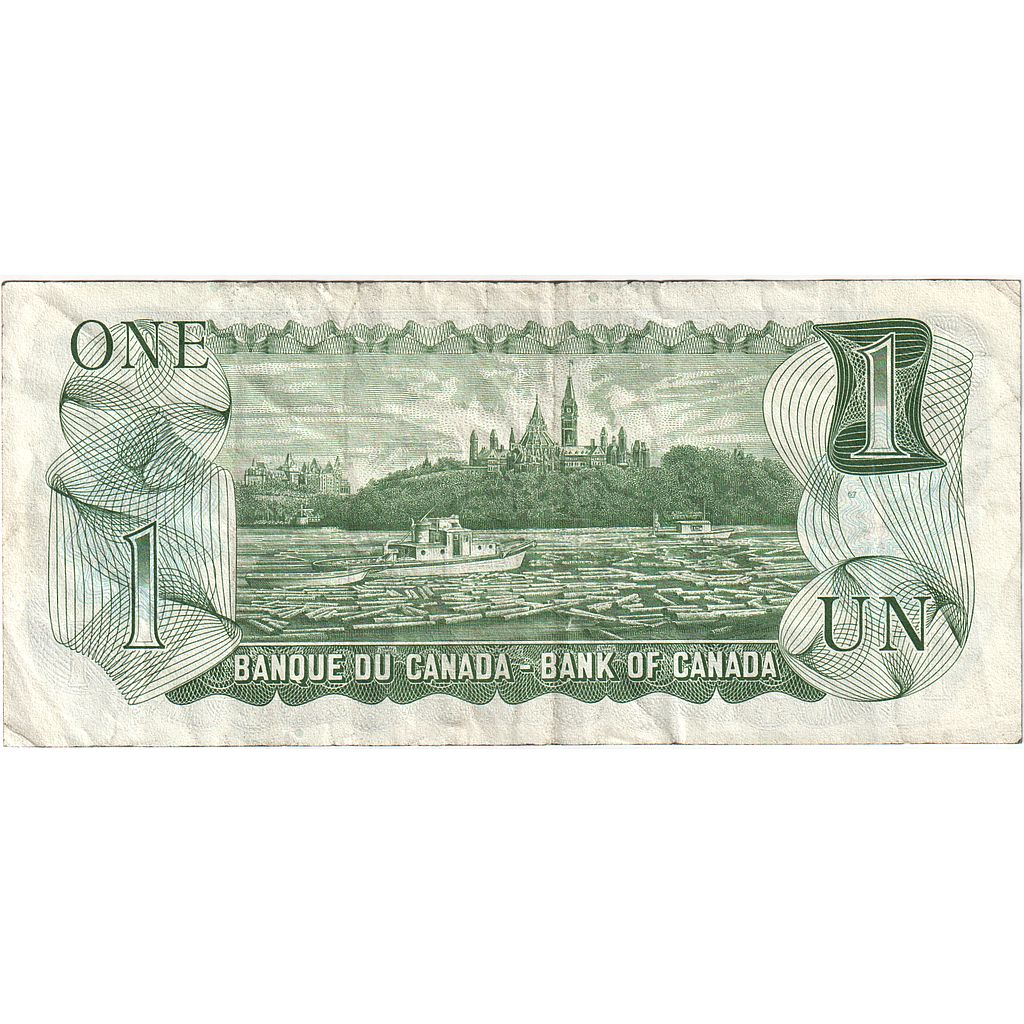 Canada, 
  
  1 dolar, 
  
  1973