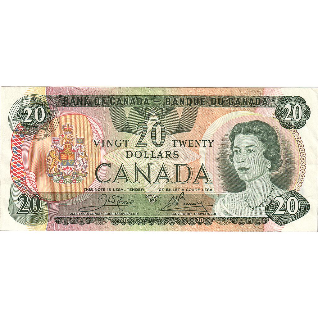 Canada, 
  
  20 de dolari, 
  
  1979