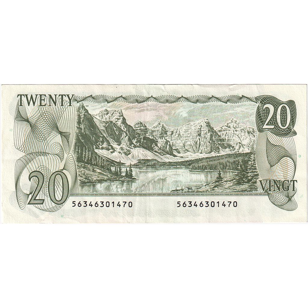 Canada, 
  
  20 de dolari, 
  
  1979