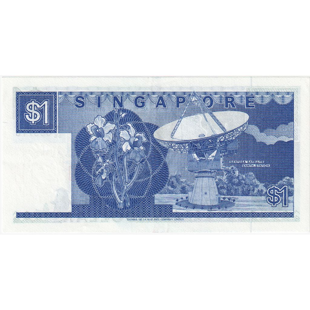 Singapore, 
  
  1 dolar, 
  
  Nedatat (1987)