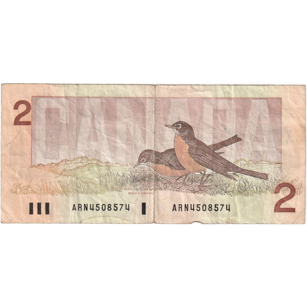 Canada, 
  
  2 dolari, 
  
  1986