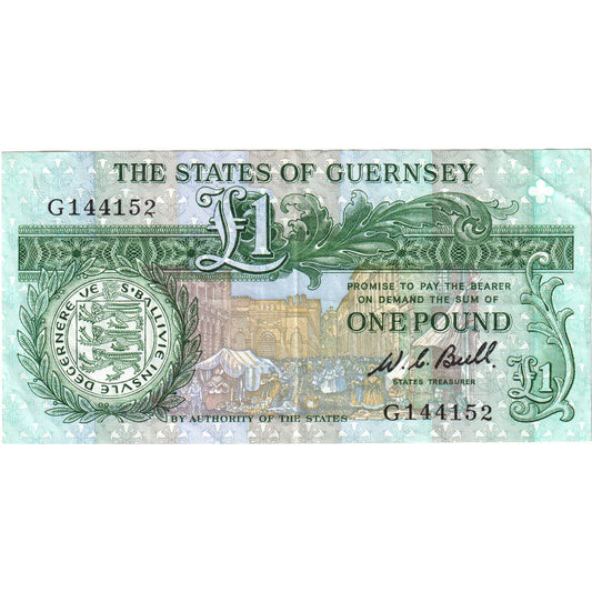 Guernsey, 
  
  1 liră, 
  
  Nedatat (1991)