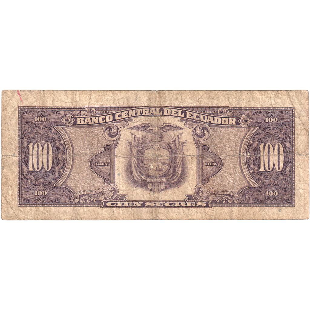 Ecuador, 
  
  100 de sucre, 
  
  1990-04-20