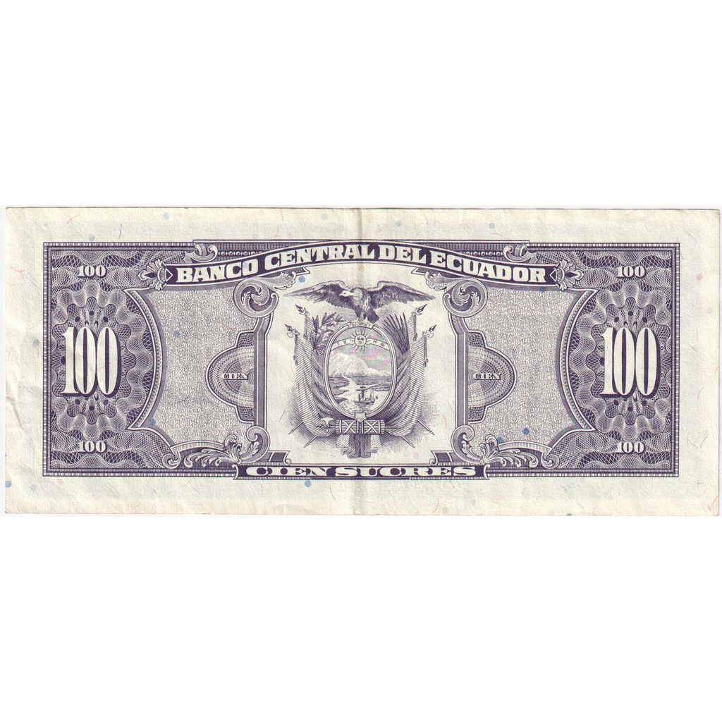 Ecuador, 
  
  100 de sucre, 
  
  1992-12-04