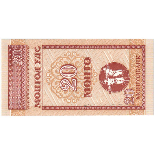 Mongolia, 
  
  20 Mongo, 
  
  Nedatat (1993)