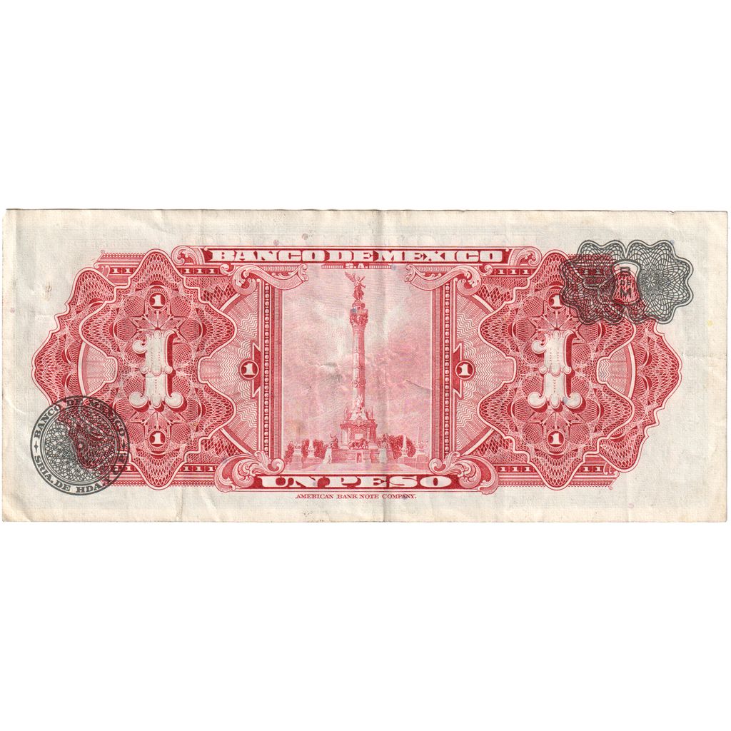 Mexic, 
  
  1 peso, 
  
  1969-08-27