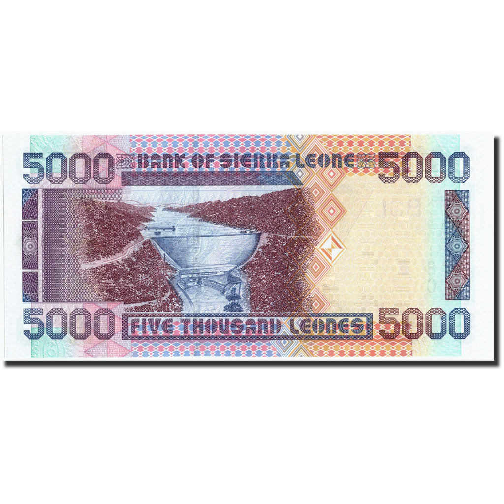 bancnota, 
  
  Sierra Leone, 
  
  5000 de lei