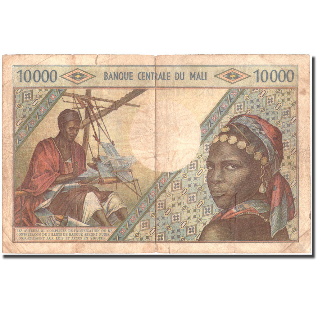 bancnota, 
  
  Mali, 
  
  10