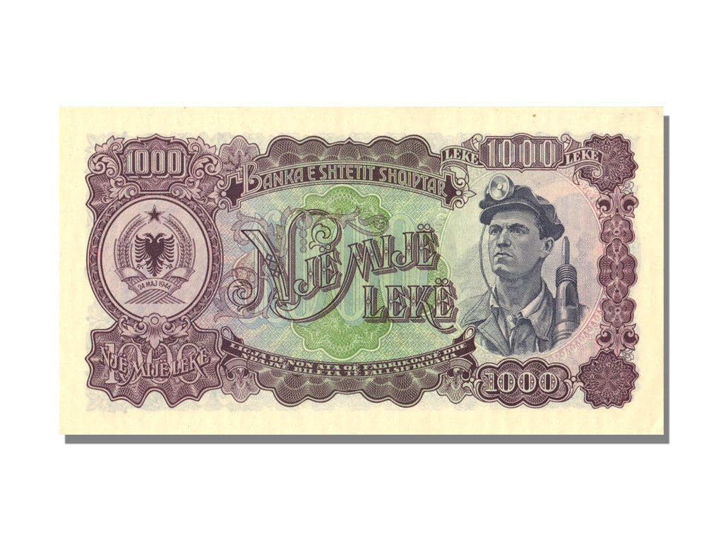 bancnota, 
  
  Albania, 
  
  1000 Lekë